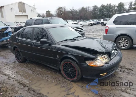 2002 Saab 9-3 Se z USA, uszkodzony, nr VIN YS3DF58K322013523